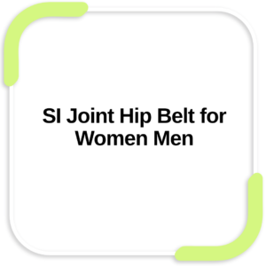 SI Joint Hip Belt for Women Men