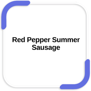 Red Pepper Summer Sausage
